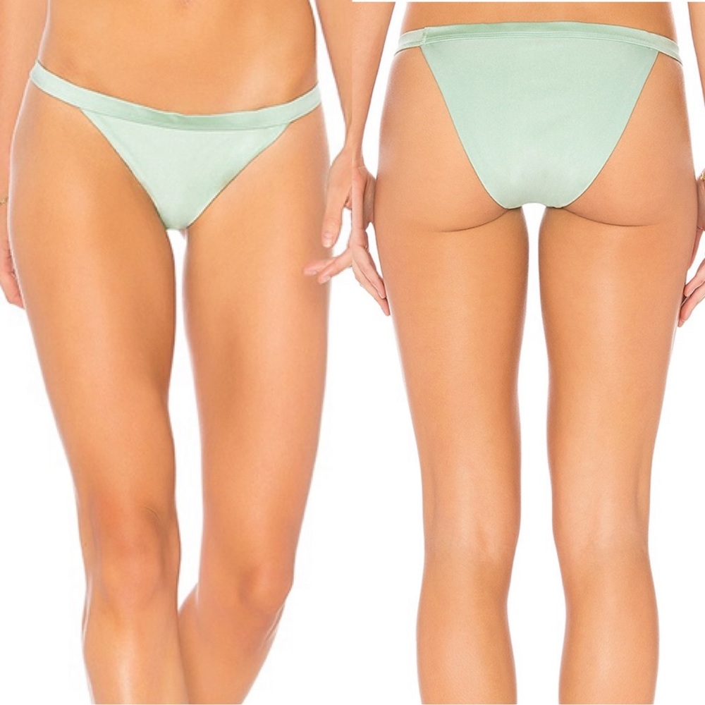 REVOLVE Minkpink Amelia Tanga Sage Bikini Bottom - Picture 1 of 9
